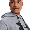 Bluza damska Under Armour Rival Fleece Logo Hoodie szara 1356318 035