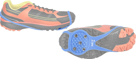 Raczki na buty nakładki antypoślizgowe Nils camp nc1709 niebieskie rozmiar M