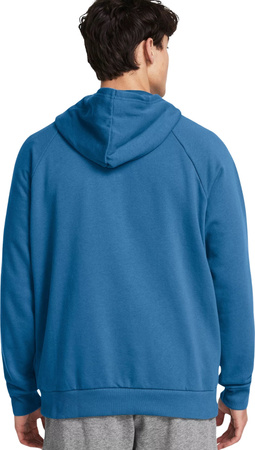 Bluza z kapturem kangurka męska Under Armour Rival Fleece Logo HD niebieska 1379758 406
