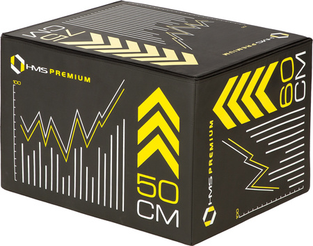 Skrzynia plyometryczna soft HMS Premium PYB01 750x600x500mm