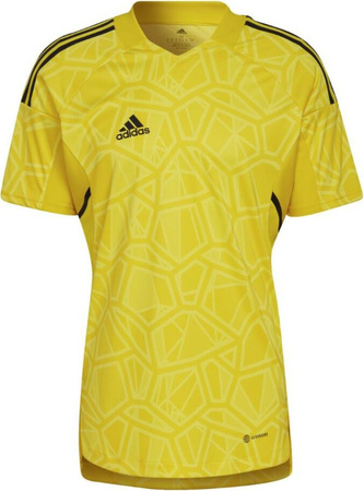 Koszulka męska adidas Condivo 22 Goalkeeper Jersey Short Sleeve żółta HF0138