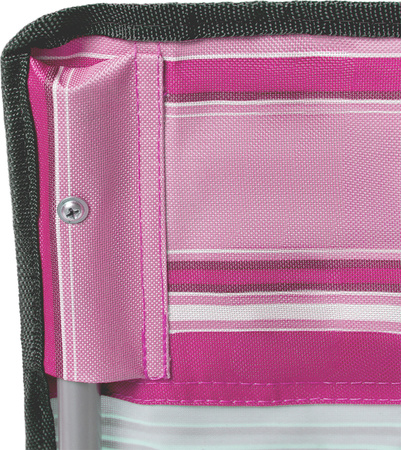 NC3035 KRZESŁO PLAŻOWE RÓŻOWE NILS