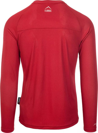 Męska koszulka z długim rękawem Elbrus Alar Polartec czerowna rozmiar XL