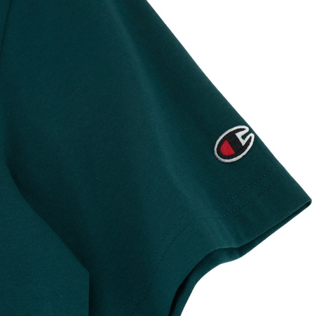 Koszulka męska Champion SS Tee zielona 220256 GS502