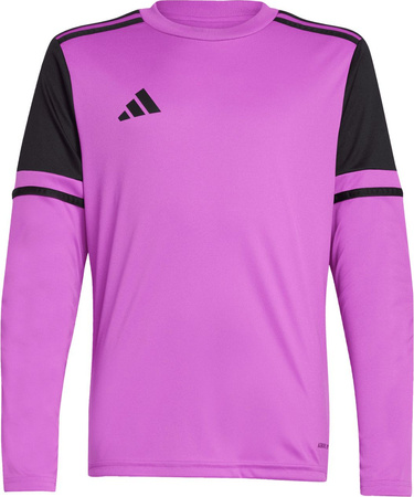 Koszulka bramkarska dla dzieci adidas Squadra 25 Long Sleeve fioletowa JJ1939
