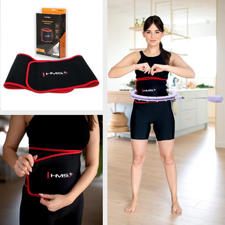 Hula hop z magnesami obciążnikiem licznikiem fioletowy HMS HHM14