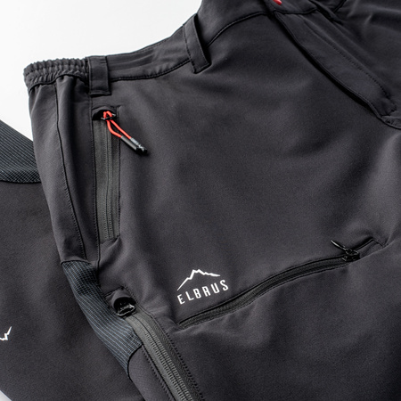 Męskie spodnie turystyczne trekkingowe techniczne softshellowe Elbrus Pro Guard rozmiar XXL