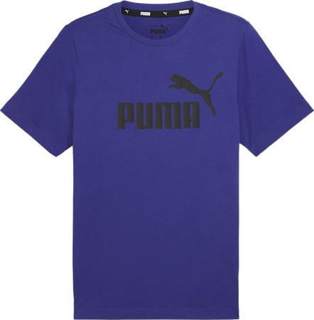 Koszulka męska Puma Essential Logo Tee fioletowa 586667 26