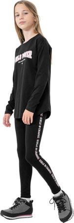 Koszulka dla dziewczynki 4F czarna HJZ22 JTSDL002 20S