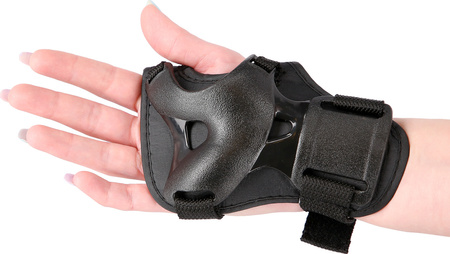 Zestaw ochraniaczy kolana łokcie nadgarstki na rolki, hulajnogę, deskorolkę Nils Extreme H110 rozmiar M czarne