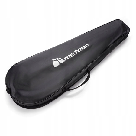 Zestaw do badmintona Meteor Motion 2 rakietki, 3 lotki, siatka czerwono-biały 20076