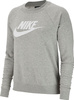 Bluza damska Nike Essentials Crew FLC HBR szara BV4112 063