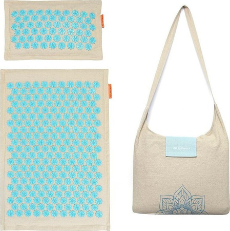 Mata do akupresury   poduszka SMJ sport YG009 Premium Eco /len kokos gryka/