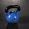 Kettlebell żeliwny pokryty winylem HMS KNV06 niebieski 6 kg