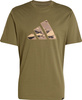 Koszulka męska adidas Camo Logo Graphic khaki KA7131