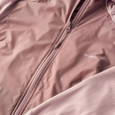 Damska bluza turystyczna treningowa rozpinana z kapturem Iguana Scone rozmiar S