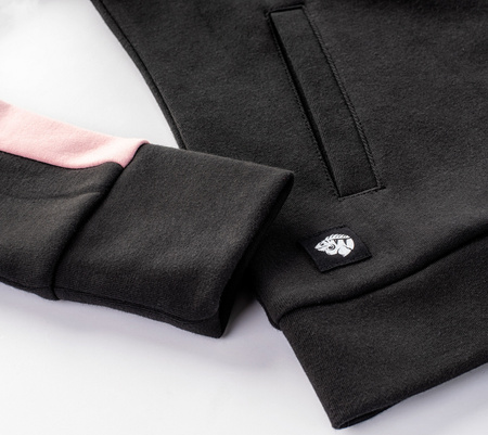 Damska bluza Iguana Salama W czarno-różowa rozmiar S