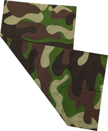 Komin chusta bandana wielofunkcyjna antybakteryjna moro A146