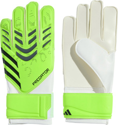 Rękawice bramkarskie dla dzieci adidas Predator Training limonkowe JN5362