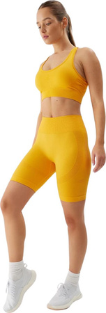 Spodenki damskie 4F FNK F496 pomarańczowe 4FWSS24TFSHF496 70S