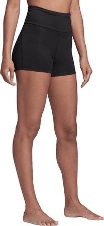 Spodenki damskie adidas Yoga Essentials High-Waisted czarne HD6825