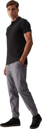 Koszulka polo męska 4F M316 czarna 4FWMM00TPTSM316 20S