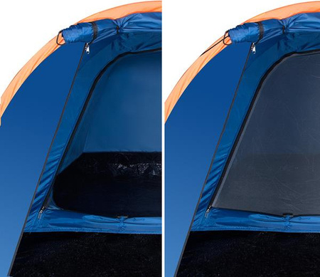 Namiot turystyczny kempingowy Nils Camp Hiker NC6010 2 osobowy niebieski 275x150x105cm