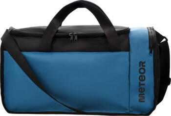Torba sportowa treningowa podróżna fitness Meteor Odyn 40L czarno-niebieska 16898