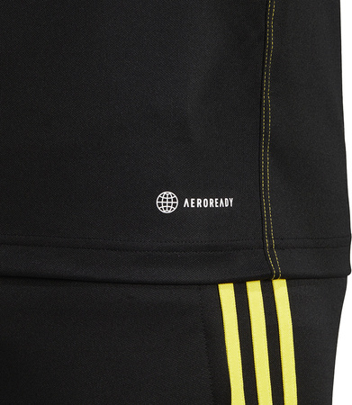 Bluza męska adidas Tiro 23 Club Training Top czarno-żółta IC1579