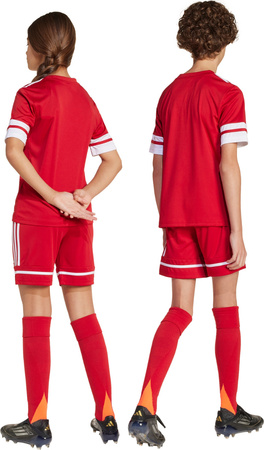 Spodenki dla dzieci adidas Squadra 25 czerwone JN5456