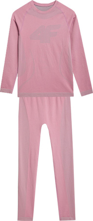 Bielizna termoaktywna bezszwowa dla dziewczynki 4F F109 różowa 4FJAW23USEAF109 53S