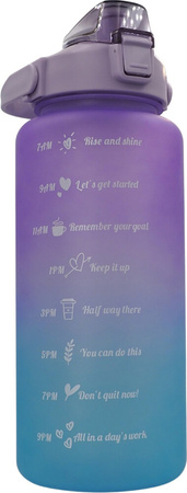 Bidon Cerex 2L fioletowo-niebieski Mat-T-083