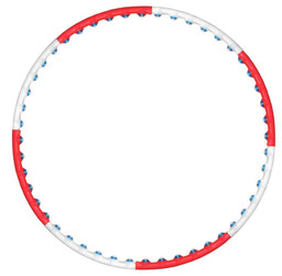 Koło Hula Hop wyszczuplające odchudzające Anion 1 (średnica 110cm, waga 0,75kg)