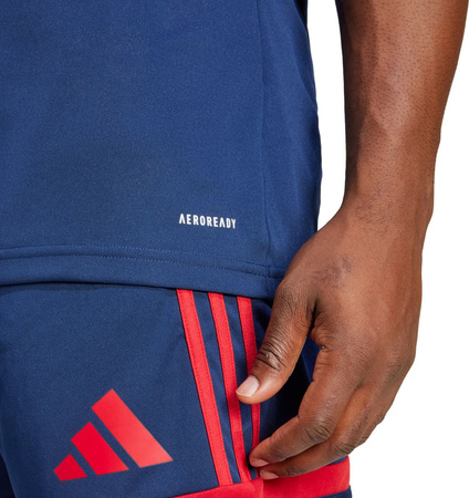 Koszulka męska adidas Squadra 25 granatowo-czerwona JG5833