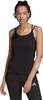 Koszulka damska adidas Studio Slim Strappy Back Tank Top czarna HE3140