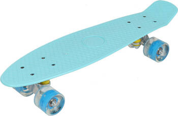 Deskorolka plastikowa fiszka pennyboard 22" Led Enero niebieska 1007366