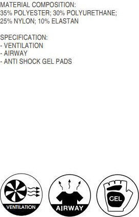 Rękawiczki rowerowe dzecięce Radvik Runde Jr limonkowo szare rozmiar 6 lat