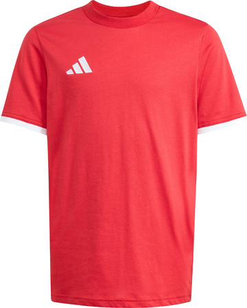 Koszulka dla dzieci adidas Entrada 26 Tee czerwona JZ6674