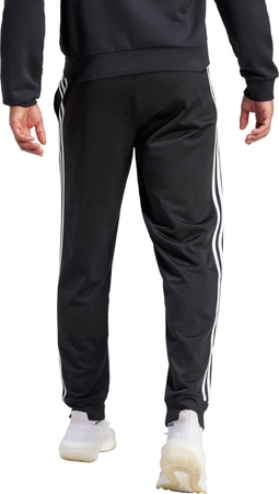 Spodnie męskie adidas Primegreen Essentials Warm-Up Tapered 3-Stripes Track czarne H46105