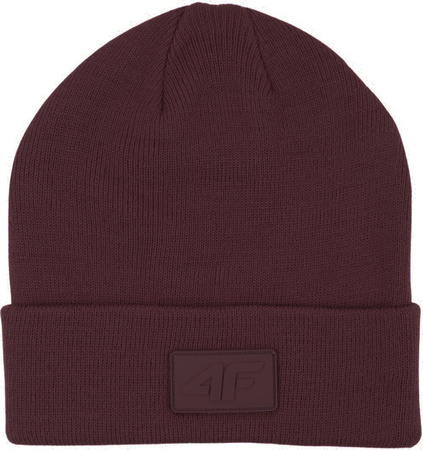 Czapka dla dzieci zimowa ciepła 4F U653 ciemny fiolet 4FJWAW25ACAPU653 50S