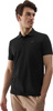 Koszulka męska polo 4F M130 czarna 4FWSS24TPTSM130 20S