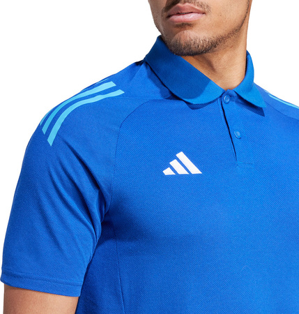 Koszulka męska adidas Tiro 24 Competition Polo niebieska IR7566
