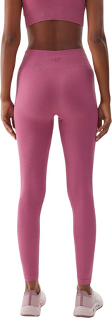 Legginsy damskie 4F F278 ciemny róż 4FWAW24TFTIF278 53S