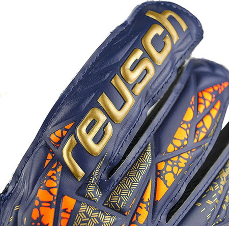 Rękawice bramkarskie Reusch Attrakt Grip niebieskie 5470815 4410