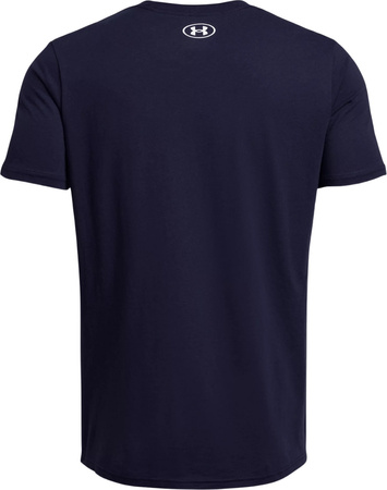 Koszulka męska Under Armour Camo Chest Stripe granatowa 1376830 410