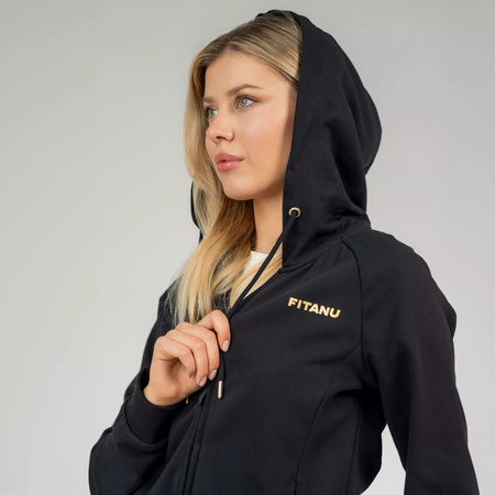 Damska bluza z kapturem bawełniana Fitanu Fari W rozmiar S