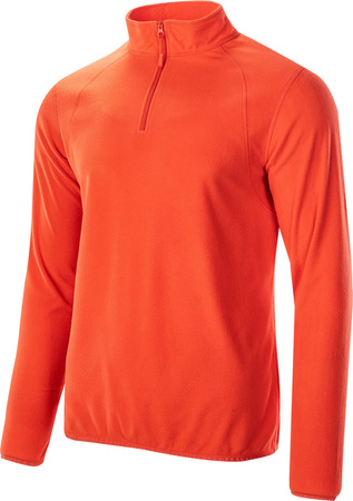 Męski polar ciepła bluza polarowa ze stójką na zamek Iguana Vilos pomarańczowy rozmiar XXL