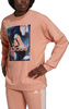 Bluza damska adidas Youforyou Sweatshirt morelowa HA2431