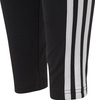 Legginsy dla dzieci adidas Essentials 3-Stripes Cotton Tights czarne IC3623
