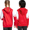 Bluza dla dzieci adidas Squadra 25 Hoodie czerwono-biała JD4801